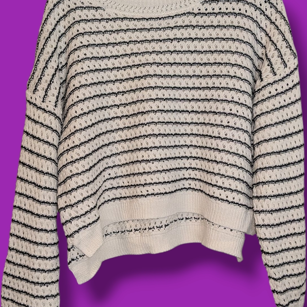 Striped Knit Sweater